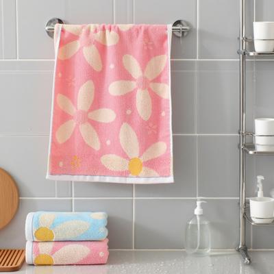 Blumen-Badetuch Baumwolle Weich Saugfähig Handtuch Schnelltrocknend Waschlappen Badezimmerhandtuch für Gesicht Spa Küche Fitnessstudio Hotel