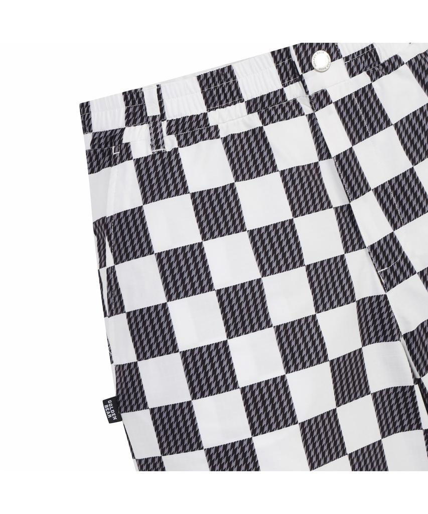 Goldeunbeeo (M) Checker Board Printed Shorts G4Pam26401Whx
