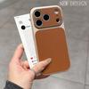 Retro Leather Phone Case For For Iphone 17 Air 13 14 1 16 17 Pro Max 1 16 14 Plus  Shockproof Hard Protector Cover