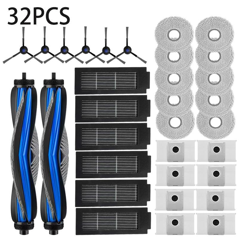 For Ecovacs T50 PRO OMNI /T50 AUTO DDX67 Robot Vacuum Cleaner Accessories Main Side Brush Mop Cloth HEPA Filter Dust Bag Parts