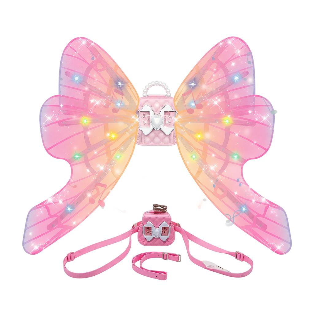 Glowing LED Back Accessory for Women Girls Cosplay Halloween Party Costume