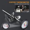 Clip-on Coffee Temperature Meter Stainless Steel Coffee Heat Measuring Tools  Milk Bottle