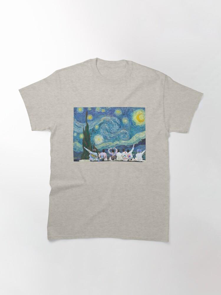 The Starry Night with Classic TShirt 2026 Summer Mens Womens Luxury Fashion Cotton Leisure Street Wear Y2K Oversized Tshirt