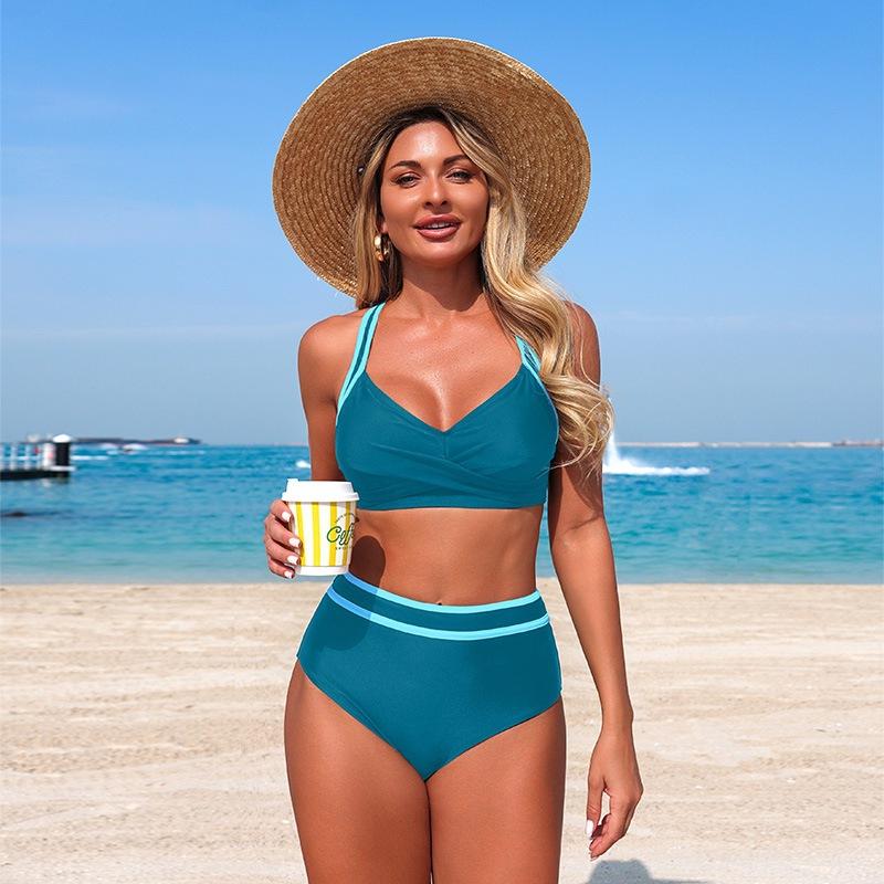 Zwemkleding nieuwe gesplitste zwemkleding bikini op voorraad bikini