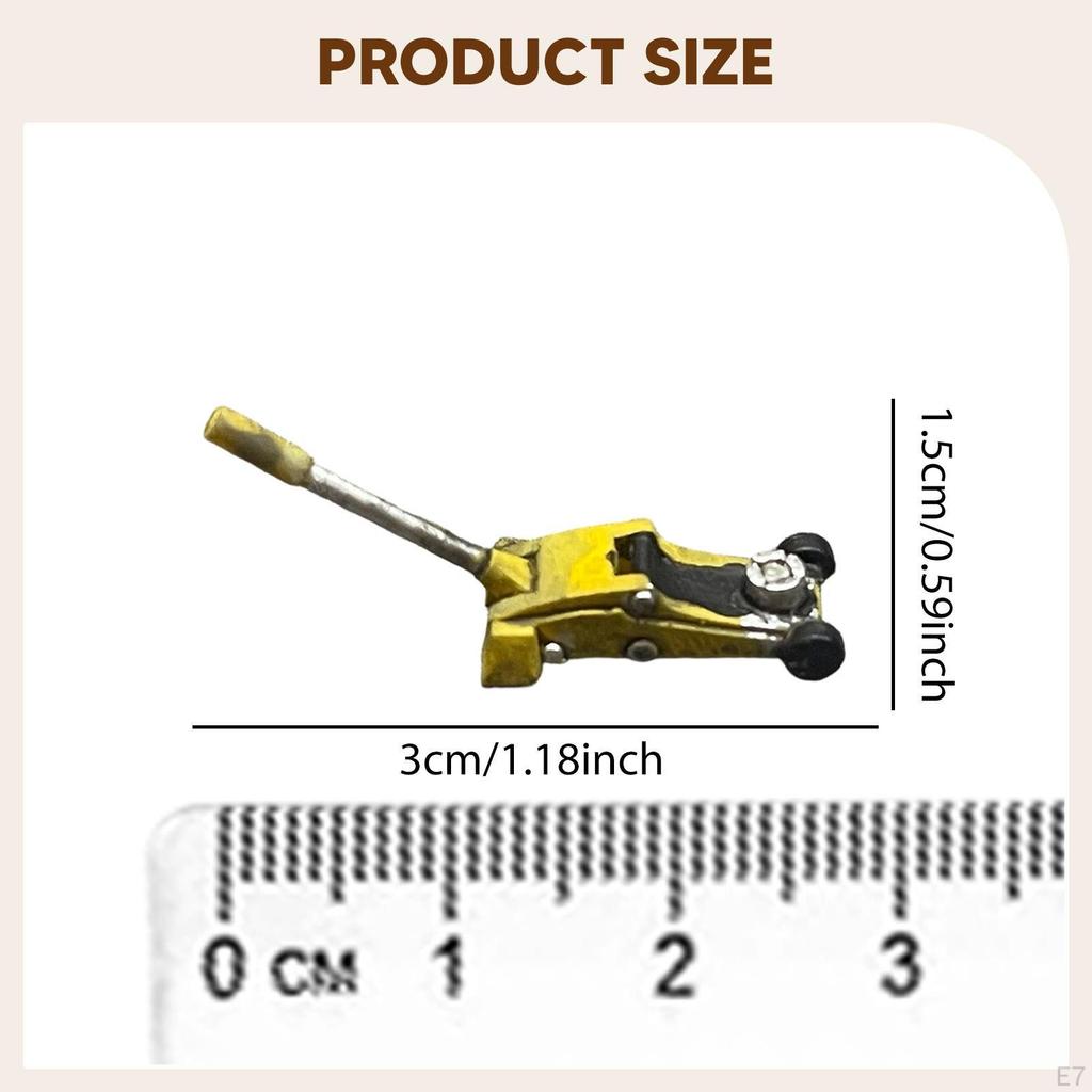 1/64 Car Jack Model DIY Repair Shop Scene Garage Diorama Accessory Photography Prop for