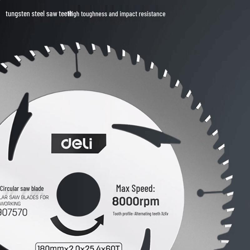 Deli Woodworking Alloy Steel Circular Saw Blade