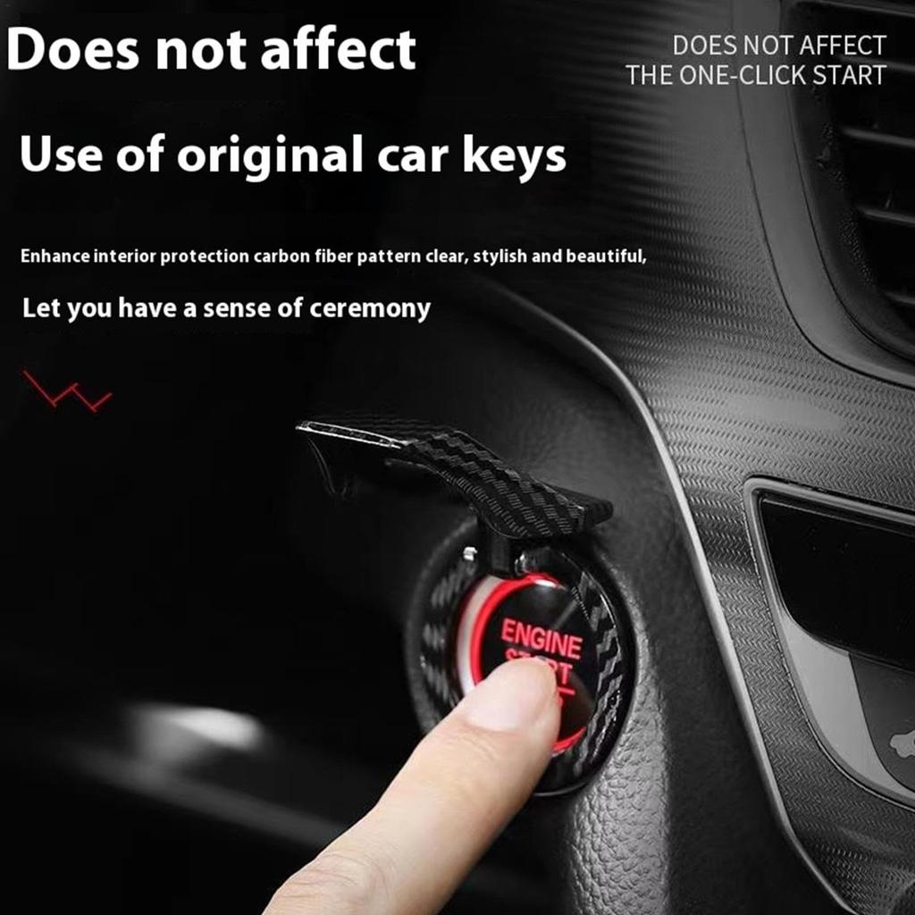 Car Start Button Cover, Car Stop Button Cover - Button Start Stop Decorative Cover