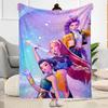 Galactic Fashion Runway Blanket Warmthful Decor Great for Chair Bed Picnics Four Seasons Multipurpose Modern Gifts For Family Or Friends