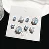 Exquisite and Compact Alloy Set Earrings, Sweet, Niche, Simple, New Style Stud Earrings, Versatile Butterfly-shaped Earrings