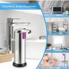 Stainless Steel Automatic Soap Dispenser Touchless Sensor Liquid Soap Dispenser Pump Waterproof Soaps Dispenser for Bathroom