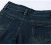 Women's 2024 Retro High-Waisted Wide-Leg Denim Bell Bottoms for Spring/Autumn