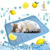 Breathable Mesh Cooling Pad for Cats and Dogs - Summer Ice Slippery Fabric, Rectangular Pet Bed To Keep Pets Cool and Comfortable, Dog Cooling Pad