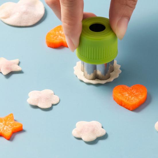 12ks sada vykrajovátek na ovoce a zeleninu, mini vykrajovátka na sušenky, razítka na pečivo, forma na opakovaně použitelné vykrajovátka na potraviny, sada kuchyňských pomocníků
