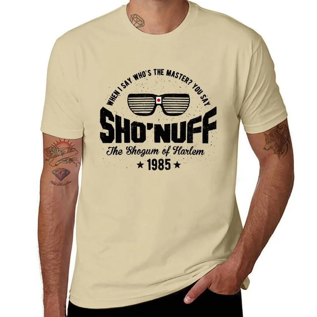 Shonuff Der Meister T-Shirt niedliche Kleidung erhabenes Sommeroberteil T-Shirts für Männer