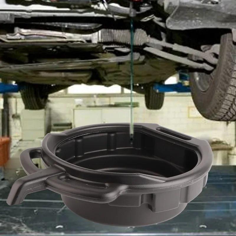 10L Car Oil Change Pan Portable Oil Drain Anti Freeze Universal