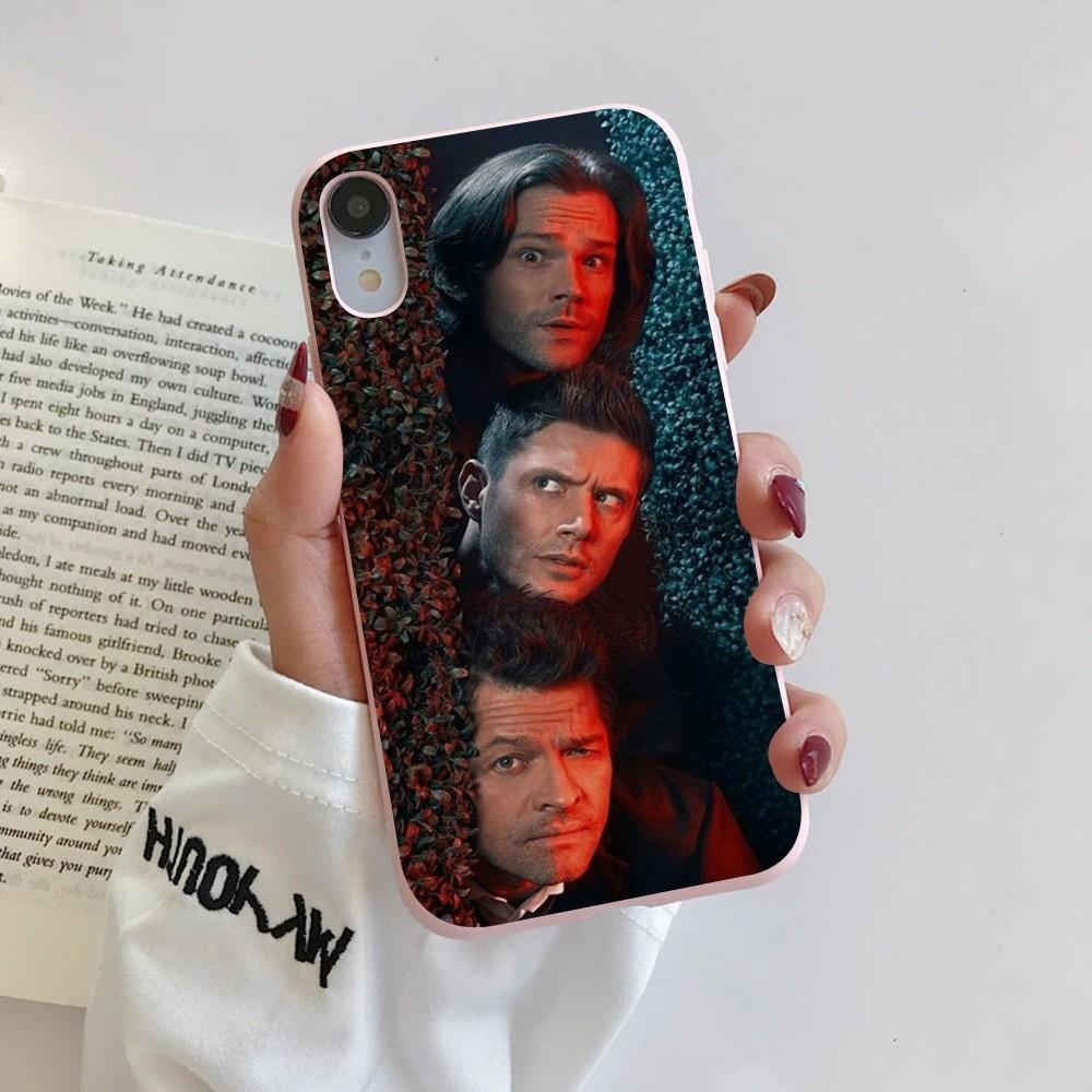 

S-Сверхъестественный чехол для телефона для iPhone 14 11 12 13 Mini Pro Xs Max 8 7 6 6S Plus X XR Однотонный чехол конфетного цвета iphone 13