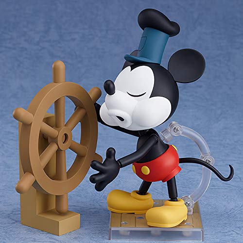 Nendoroid Steamboat Willie Mickey Mouse 1928 malovaná pohyblivá figurka Ver.. [Barva] Neškálovaný ABS a PVC