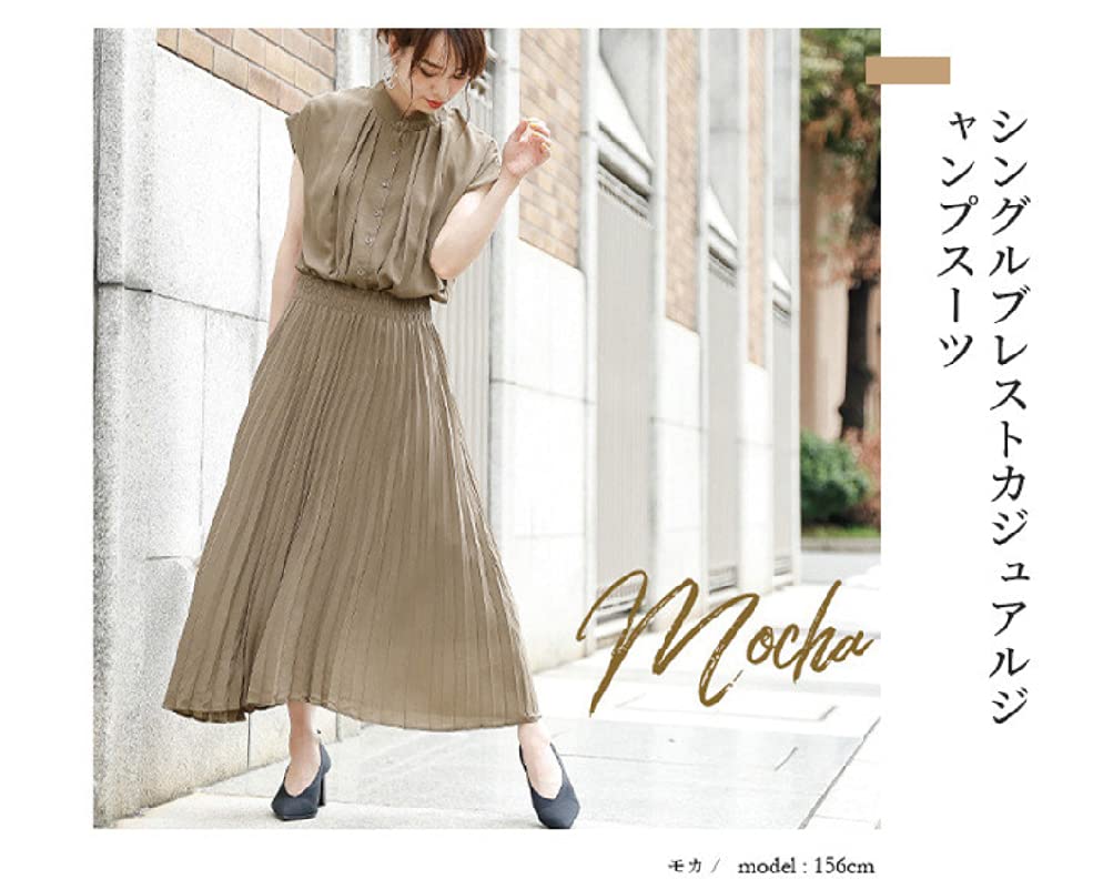 French Sleeve Pleated Casual Fashion Dress Gradient Elegant Short Sleeve Bow Tie Waist Midi Dress [JINJUDUO] Women's