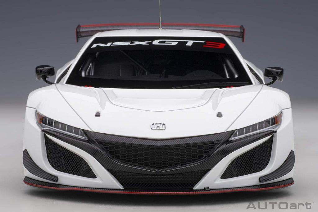 AUTOart Honda NSX GT3 2018 White Finished Product 81898 1/18