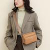 Borsa piccola da donna, borsa a tracolla, in nylon, quadrata, multitasche, tinta unita