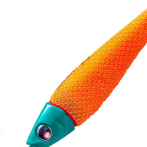 DUEL EZ Bait Metal Squid Jig Size 30 Weight 114g Luminous Green Orange Metal Sutte Lure