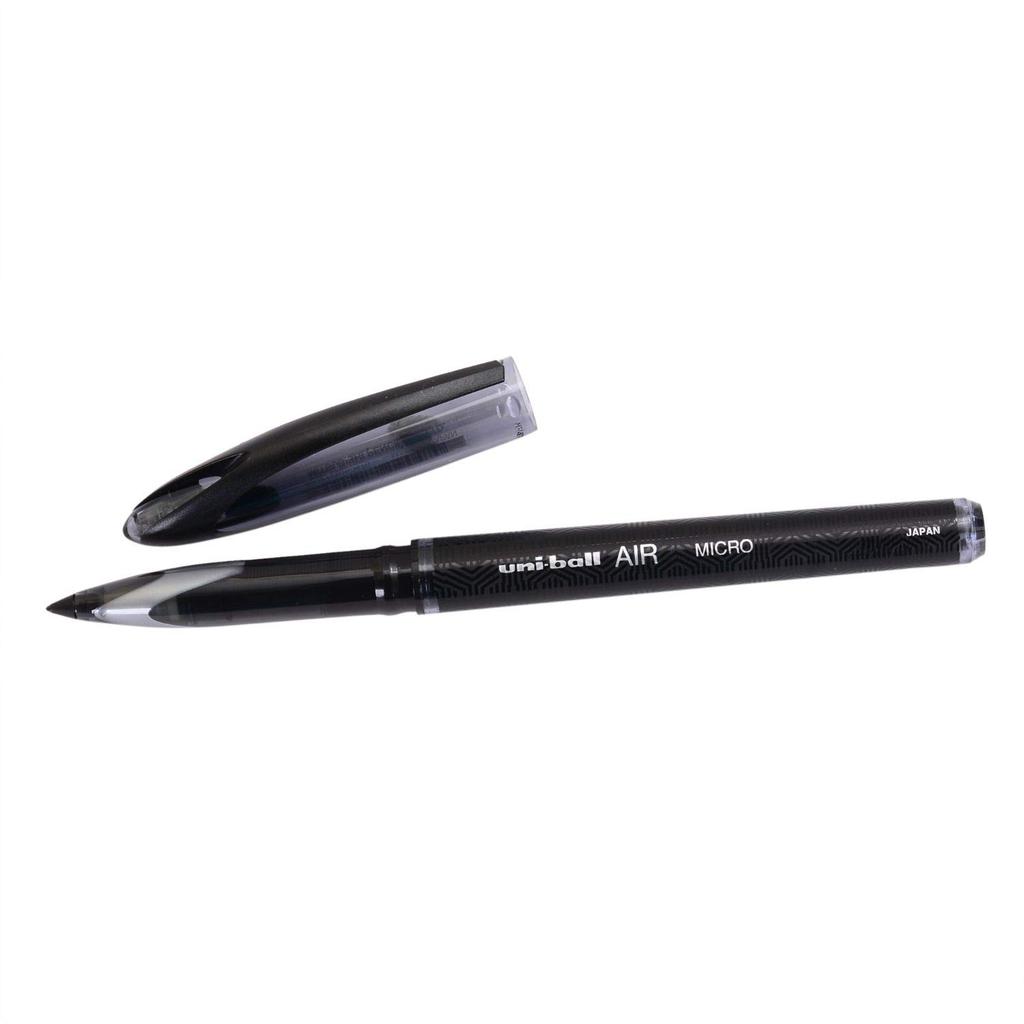 uni-ball Air UBA188M 0.5 mm Roller Ball Pens Black Ink Pack of 6 Smooth Writing Office School Use