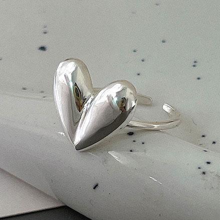 925 Sterling Rings for Women Fashion Geometric Handmade Irregular Strip Ring Party Christmas Gift