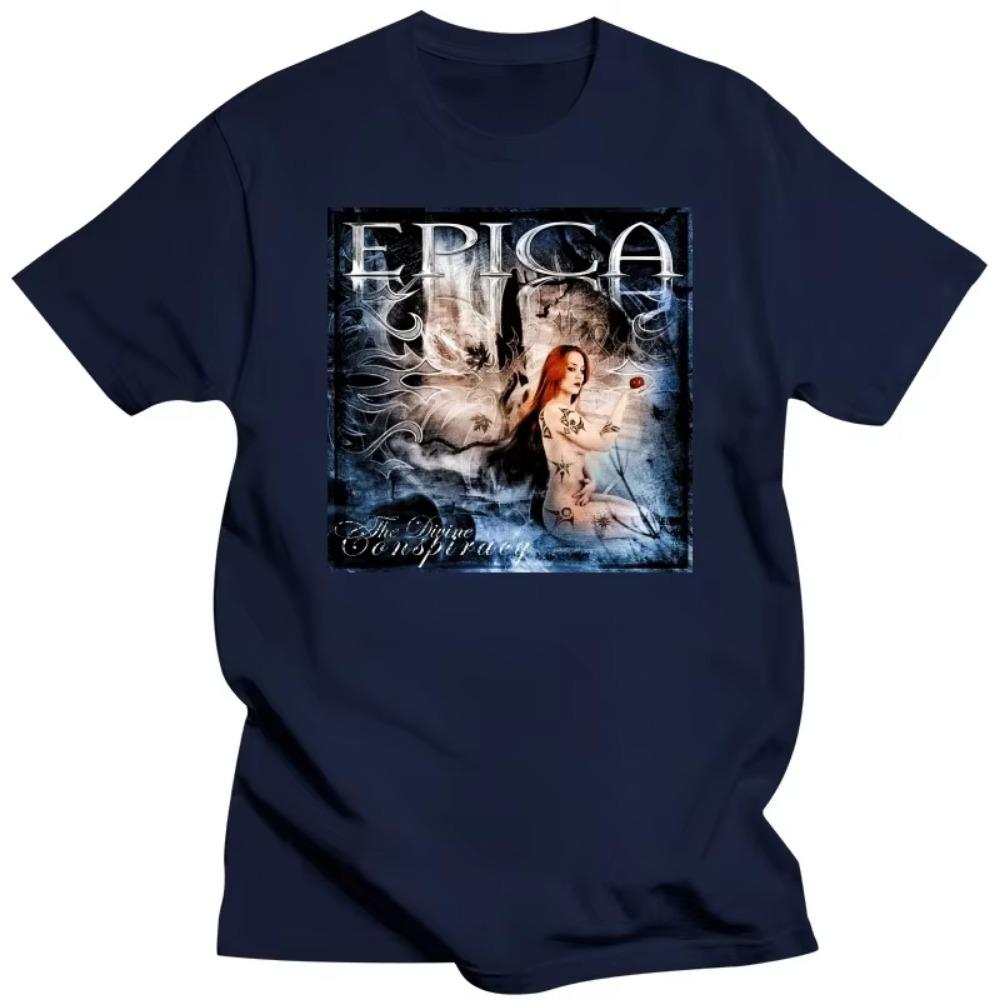 Pánské módní letní bavlněné tričko s krátkým rukávem, symfonická metalová kapela, epické tričko, ležérní Harajuku Streetwear Hip Hop Tee Tops
