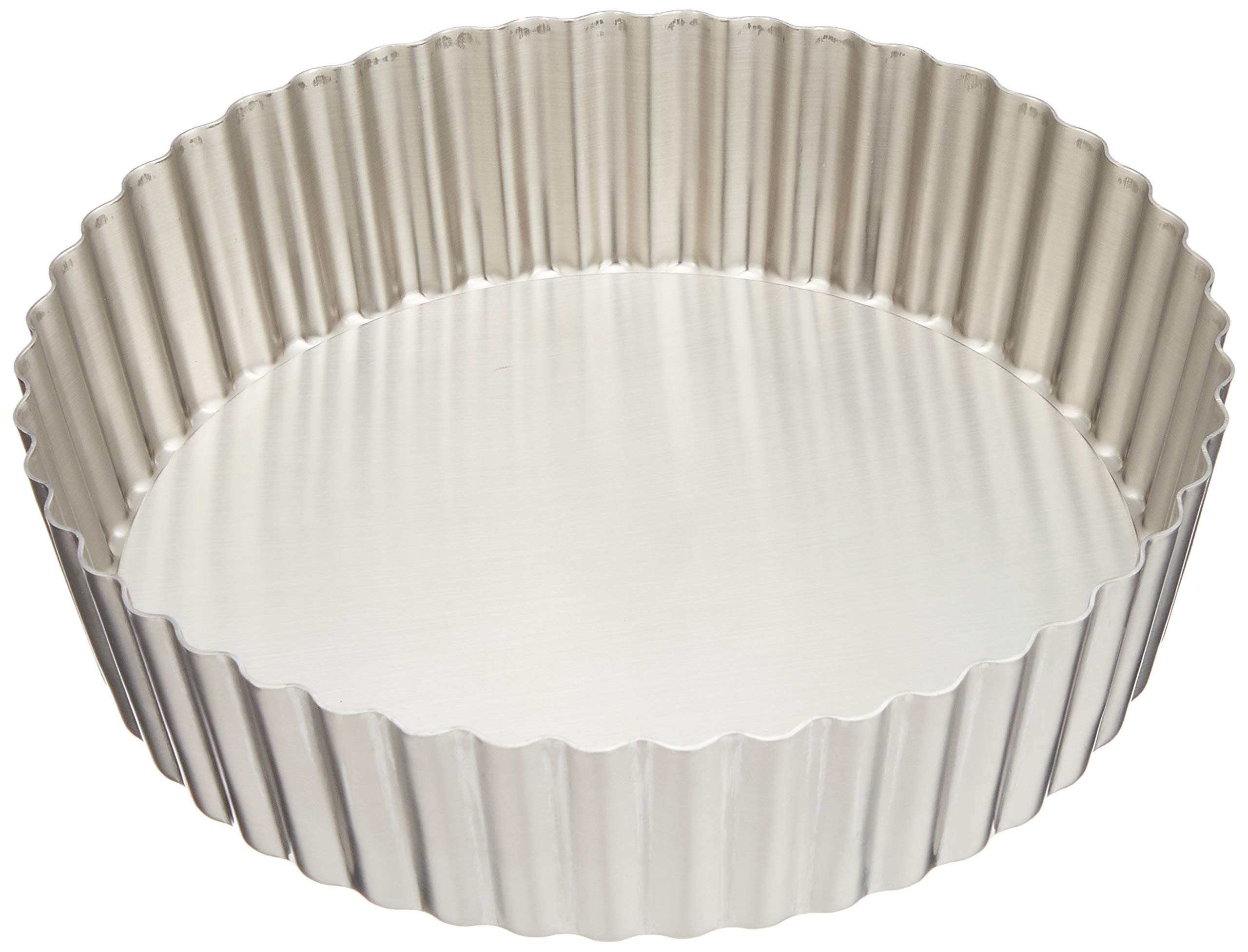 

Форма для киша Suncraft со съемным дном, 18 см, Сделано в Японии, Нержавеющая сталь, для выпечки и кондитерских изделий, PP-695, Серебристый