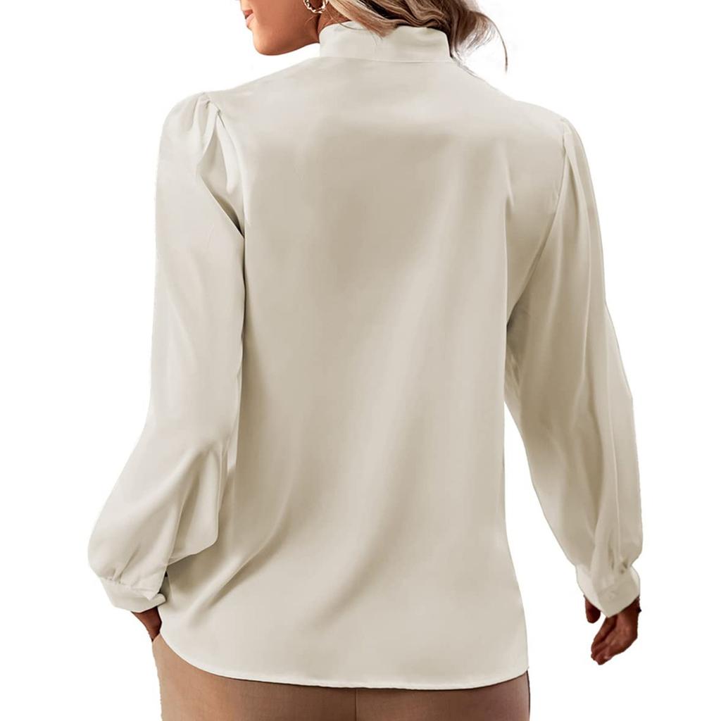 Women's Casual And Fashionable Solid Color Long Sleeved Shirt Top Long Sleeved Shirt Top