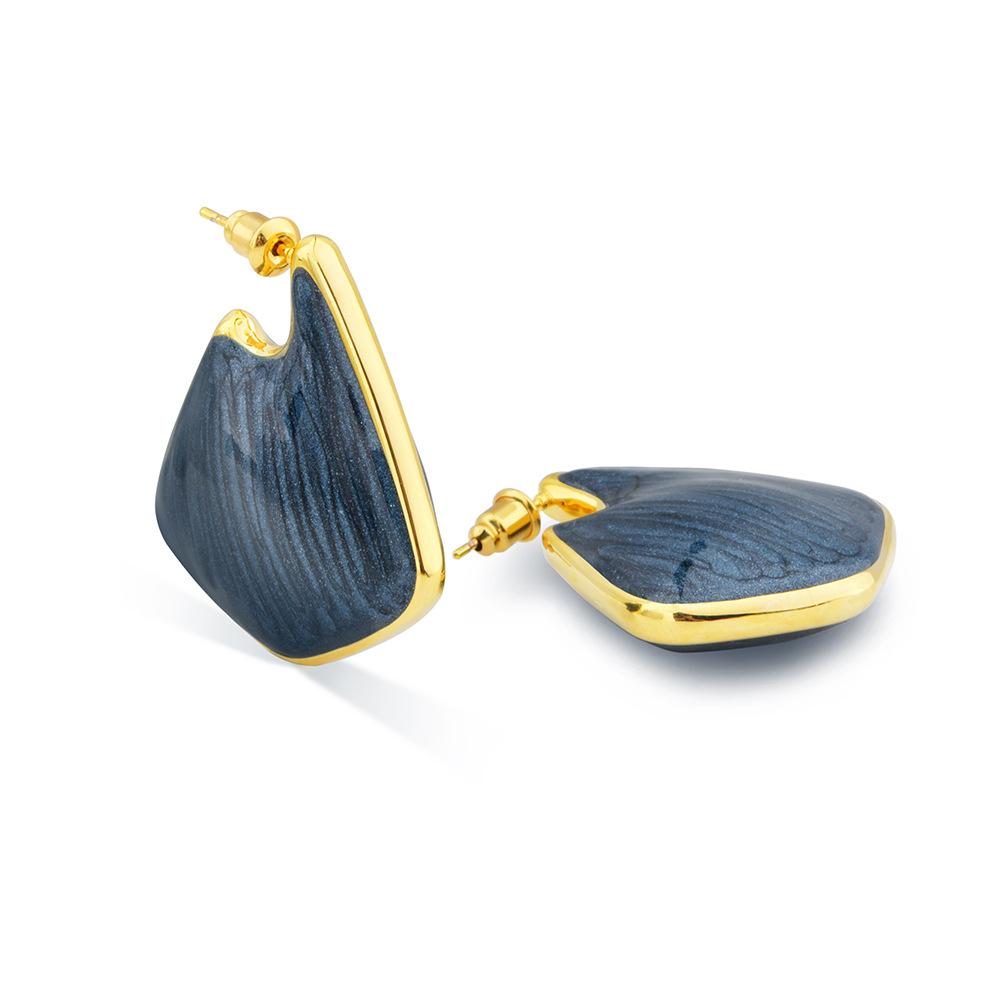 

Hollow Drop Earrings, Irregular Shape, INS Style, Designer Statement Earrings, Abstract Jewelry