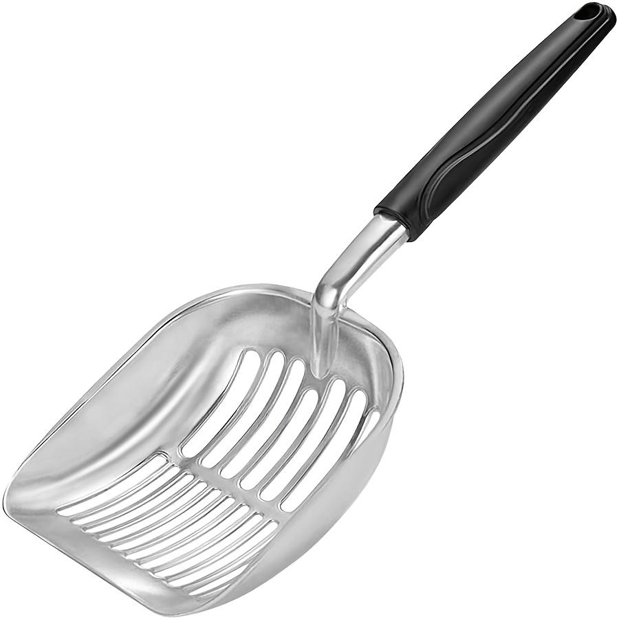 Cat Litter Shovel, Long-handled Cat Shovel, Aluminum Alloy Screen Metal Shovel,feces Screen,net Shovel,metal Cat Litter Shovel,cat Litter Basin Shovel