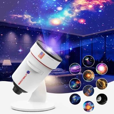 Luz de Projeção de Galáxia Nebulosa Céu Estrelado de Planetário para Teto Quarto Projetor Ambiente com Luz Noturna