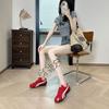 Spring flat-bottomed German training shoes, new retro shallow single shoes, casual shoes, mesh breathable ballet shoes