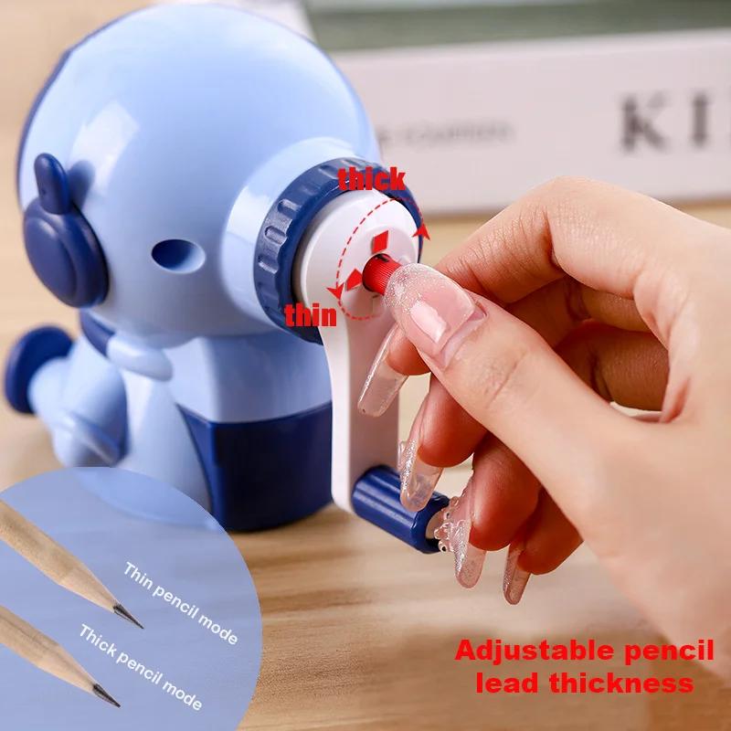 Astronaut Cartoon Pencil Sharpener Hand Manual Sharpener Kawaii School Supplies Cute Stationery Back To School Students Gift