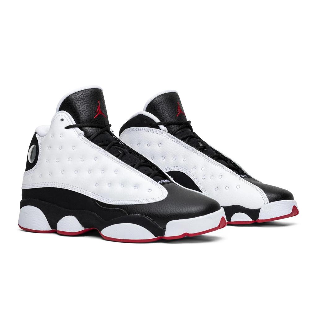 Air Jordan 13 Retro Grade School 'He Got Game' 2018 (Unisex) White / Black / True Red Kids' Basketball Shoes 884129 104