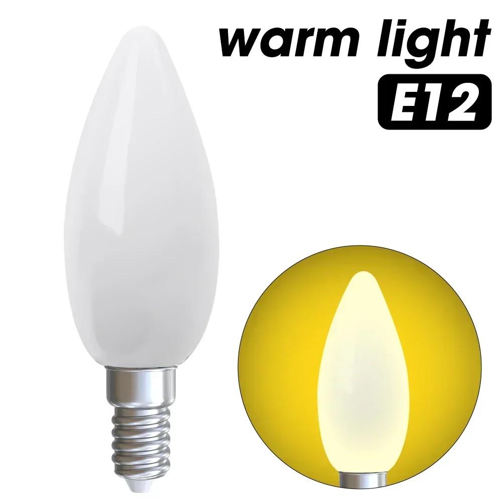 

10/1 шт. E14/E12 мини светодиодные лампочки светодиодные лампочки для холодильника сменные винтовые лампочки для шкафа лампа для кухни спальни дома 1PCS