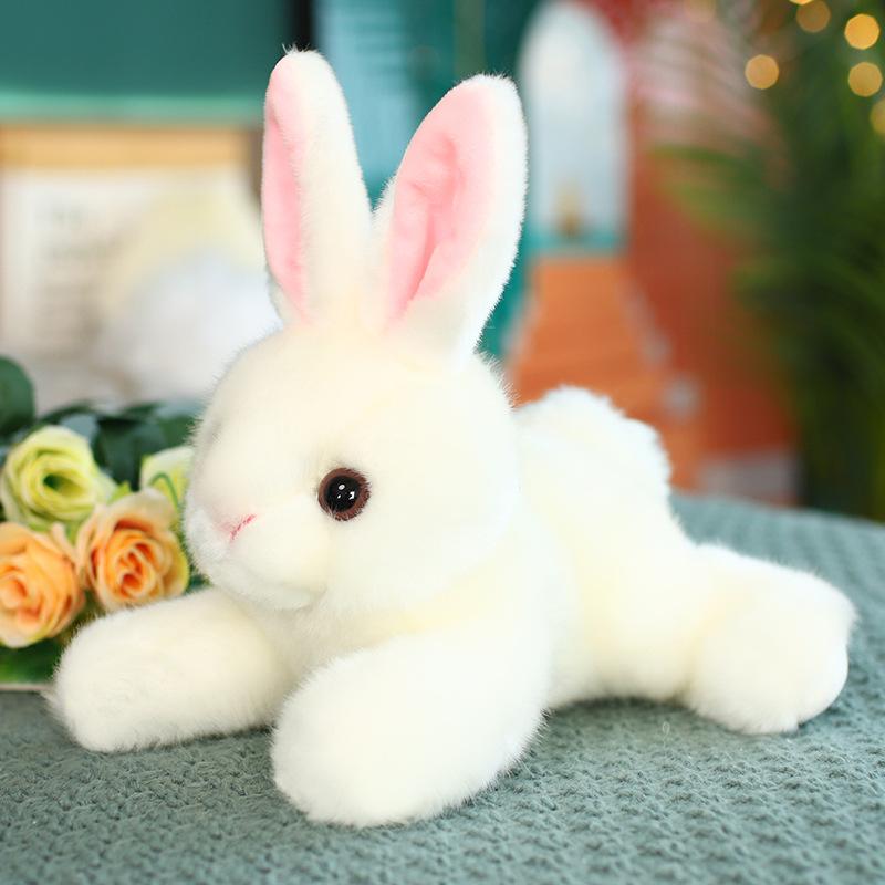 New Doll Party Rabbit Doll Plush Toy Little White Rabbit Doll Small Doll 22cm (excluding carrot 0.16kg) белый