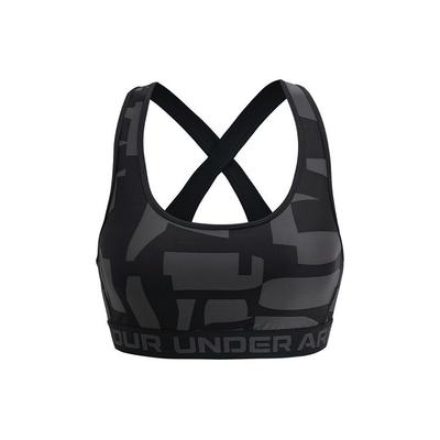 Crossback Casual Print Medium Intensity Sports Bra Women Underwear Black 1362247-010