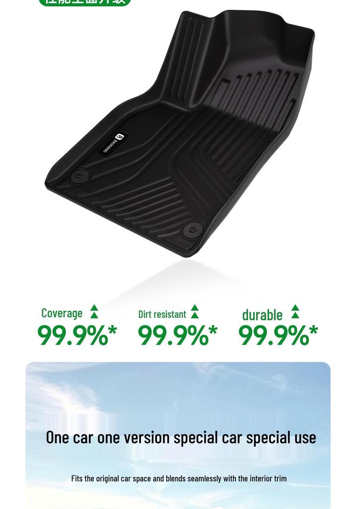 ZEEKR 001/007/007 GT Car Floor Mats - TPE, 25 Models, 7X/X Custom Fit