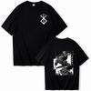 Anime Berserk Graphic Print Summer Men Women Cotton Oversized Short Sleeve T-Shirt Unsex Loose Casual Oversized Top Streetwear Fashion Summer New Tee