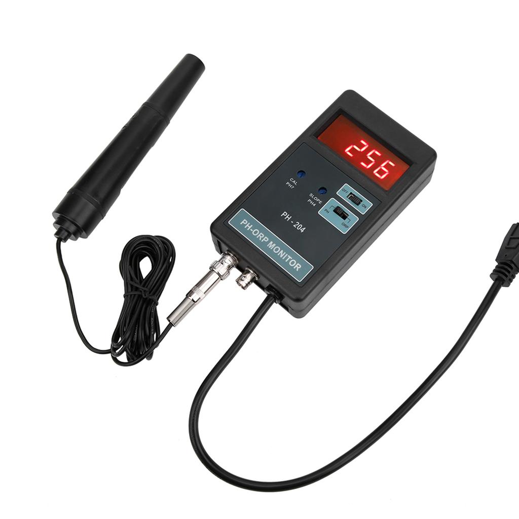 Digital LED Display PH ORP Temperature Control Monitor Meter Tester Monitoring EquipmentEU Plug 220V