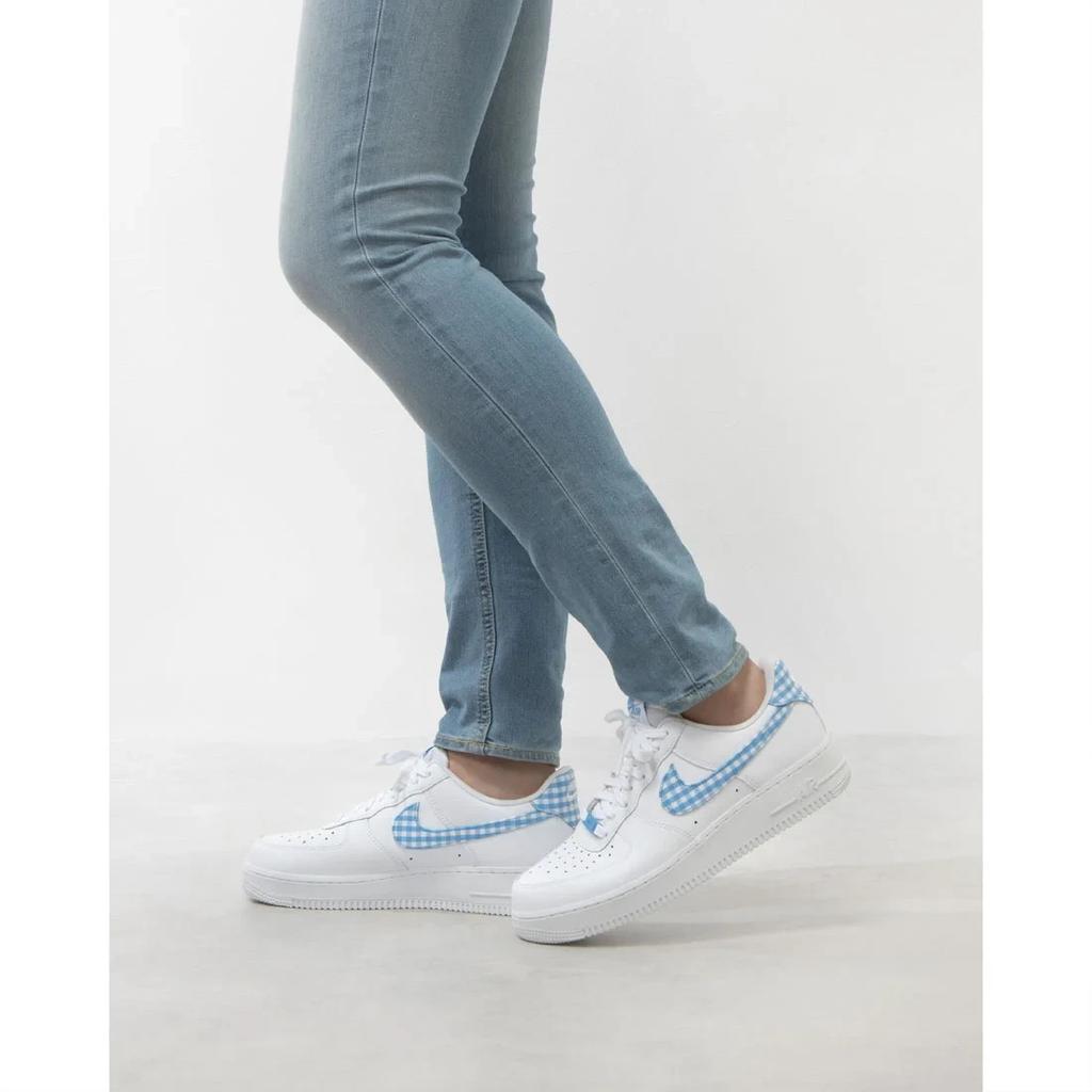 DZ2784-100 Nike Air Force 1 Low "Blue Gingham" (Women's)