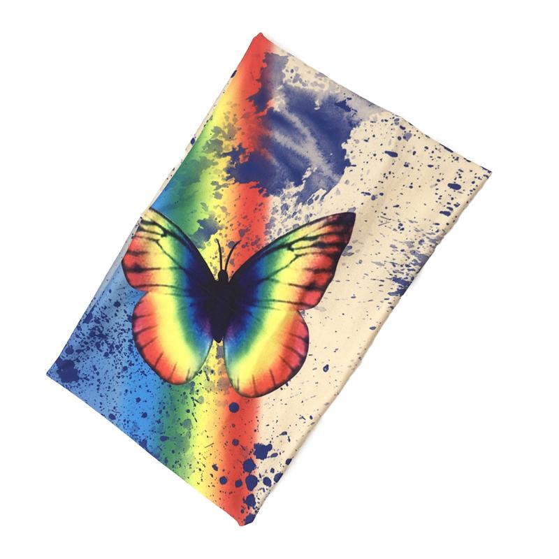 Butterfly Pattern Headband For Women Fashion Hairbands Sports Hair Band Sweat Bandanas Girl Headwear Turbans Elastic Accessories