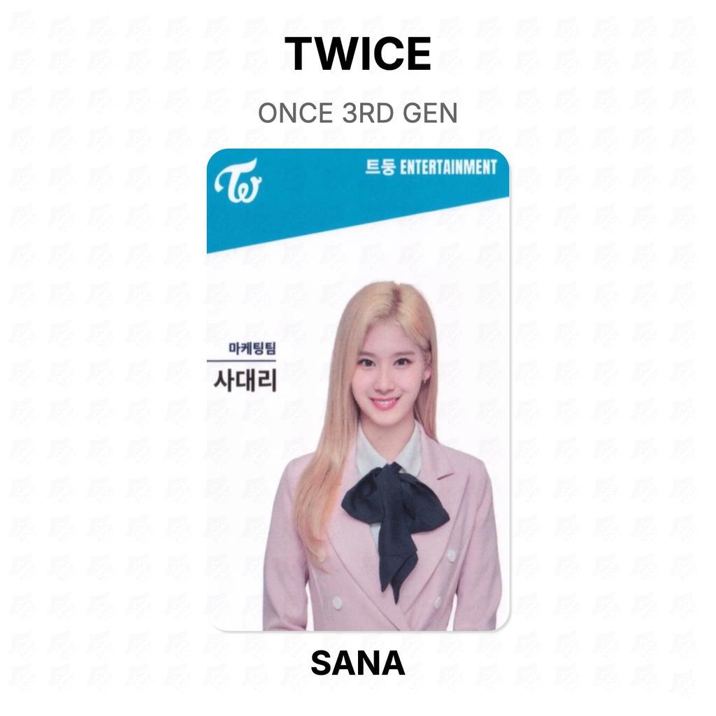 Twice ONCE 3RD GEN Official Photocard