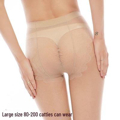 Black Silk Ultra-Thin Butterfly Crotch Pantyhose 10D