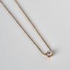 LECLAT 6P MOISSANITE NECKLACE WHITE/VERMEIL