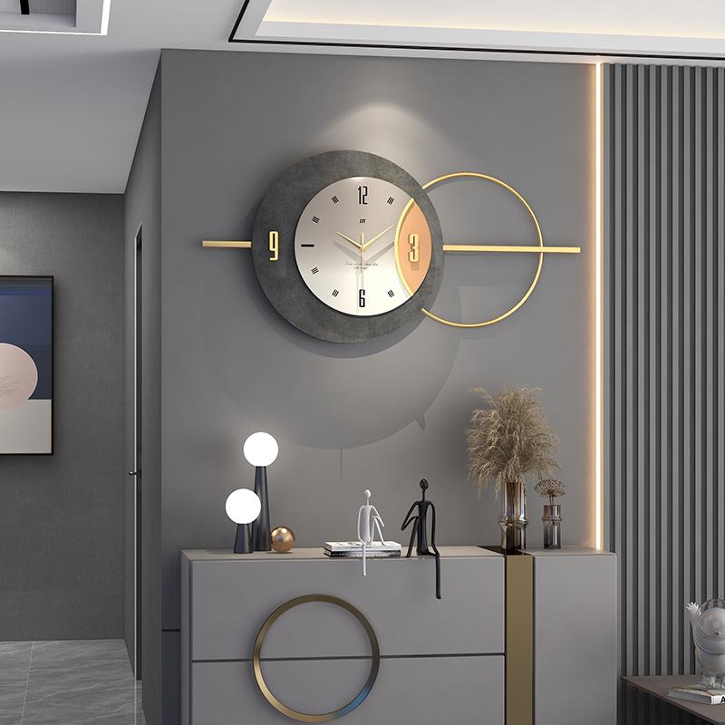 Luxury Wall Clocks Modern Living Room Metal Gold Silent Wall Clock Big Size Creative Art Design Home Decoretion Living Room Gift