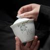 Tasse à thé Gaiwan en céramique faite à la main style japonais Bol couvert Tasse à thé domestique Bol couvert pour infusion Accessoires de service à thé Kung Fu