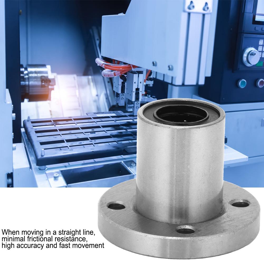 Round Flange Linear Motion Bearing Steel for Electronic Machinery